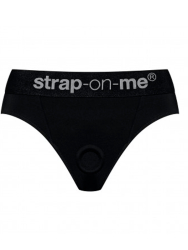 Трусики-пояс для страпона Strap-On-Me Harnais Lingerie Heroine, размер L, черный