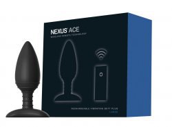 Перезаряжаемая анальная вибровтулка Nexus Ace Large - черный