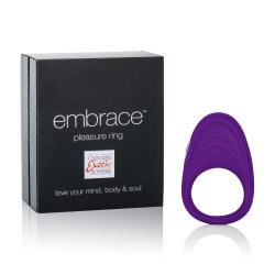 Эрекционное кольцо Embrace Pleasure Ring перезаряжаемое – фиолетовый
