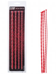 Набор из 4-х уретральных зондов TOYFA Black&Red – красный
