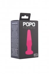 Анальная втулка 12,4 см TOYFA POPO Pleasure – розовый 