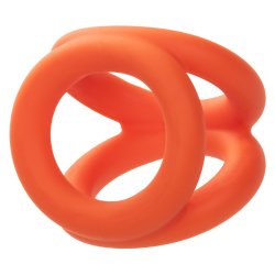 Тройное эрекционное кольцо из жидкого силикона Alpha Liquid Silicone Tri-Ring