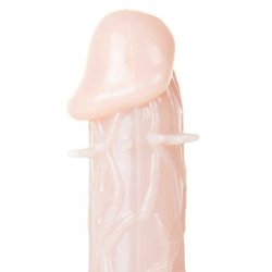 Насадка на пенис из силикона Realistic - Penis Extension Flesh