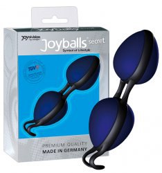 Вагинальные шарики Joyballs Secret со смещенным центром тяжести – синий