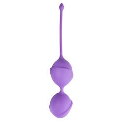 Двойные вагинальные шарики Easy toys фиолетовые
