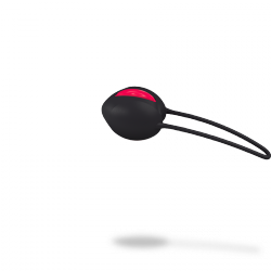 Вагинальный шарик Smartball Uno с шариками внутри – черный