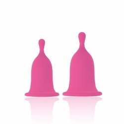 Розовые менструальные чаши Rianne S Cherry Cup. медицинский силикон