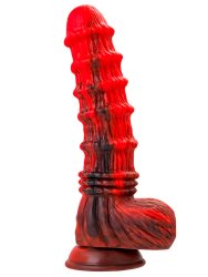 Необычный фаллоимитатор TOYFA Monster Tops, 27 см, 10 режимов, силикон