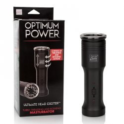 Мастурбатор Optimum Power Ultimate Head Exciter с ротацией и поступательными движениями – черный