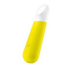 Мини вибратор Ultra Power Bullet 4 (желтый). 13 режимов работы, 9 см, АБС/силикон, водонепроницаемый