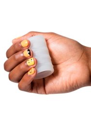 Нереалистичный мастурбатор Romp Mosh, 6,4 см, ТПЕ, прозрачный