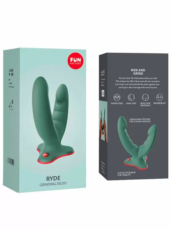 Двойной фаллоимитатор Fun Factory Ryde, 15 см, силикон