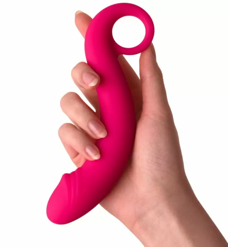 Анальный стимулятор TOYFA POPO Pleasure с имитацией головки пениса – розовый