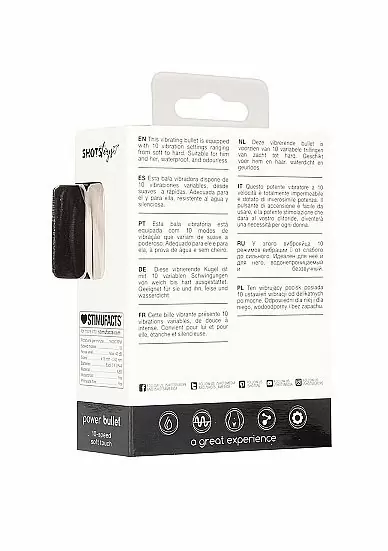 Вибропуля Power Bullet (Черная)