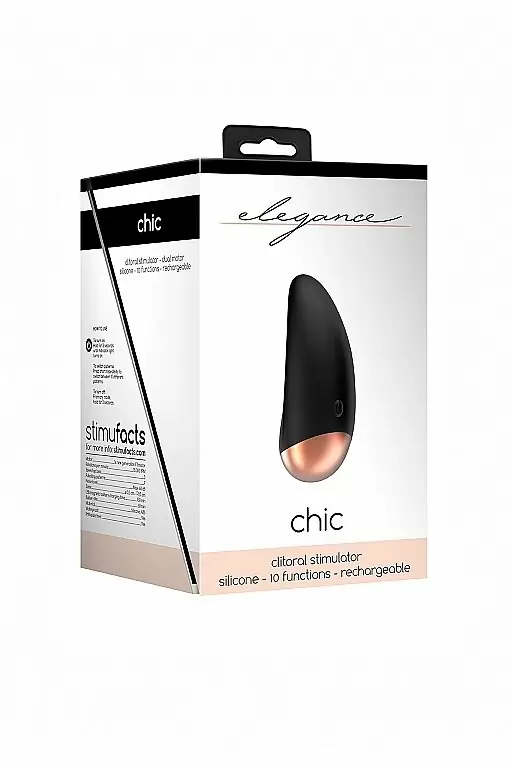 Клиторальный стимулятор Chic (черный)