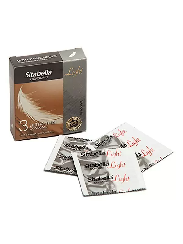 Презервативы Sitabella Light классика особо тонкие - 3 шт