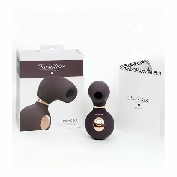 Интенсивный стимулятор клитора Irresistible Invincible Purple, 12 см, силикон, фиолетовый