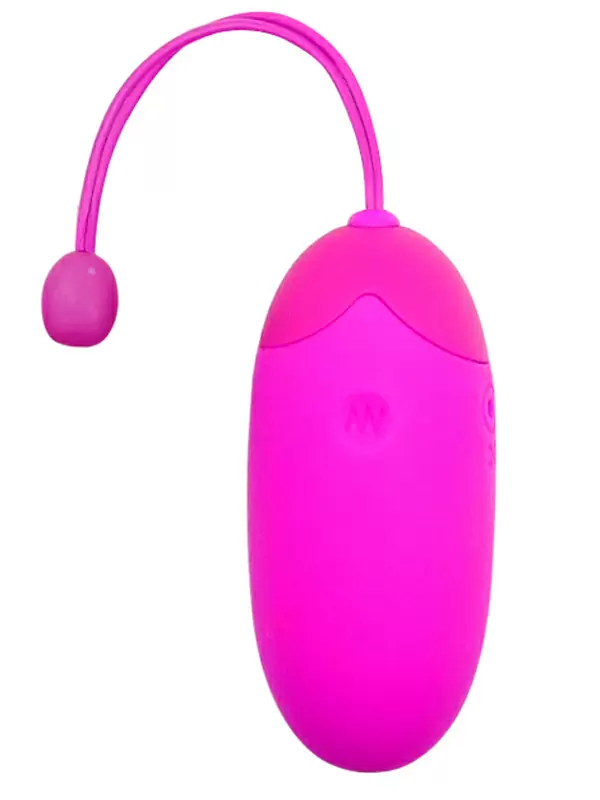 Интерактивное виброяйцо Pretty love abner, 18 см, 12 режимов, управление через приложение, розовый