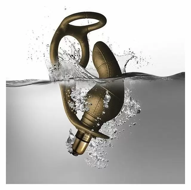 Анальная пробка с эрекц. кольцом Rocks Off Dr Rocco's Pleasure Emporium - Dauntless  Медный