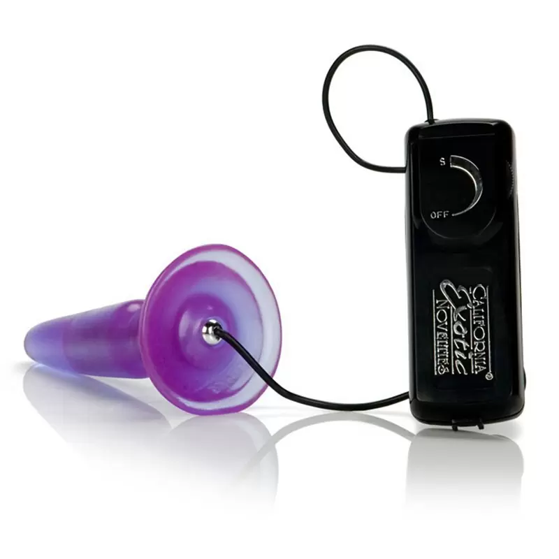 Анальная пробка Tysh Teaser с вибрацией – фиолетовый