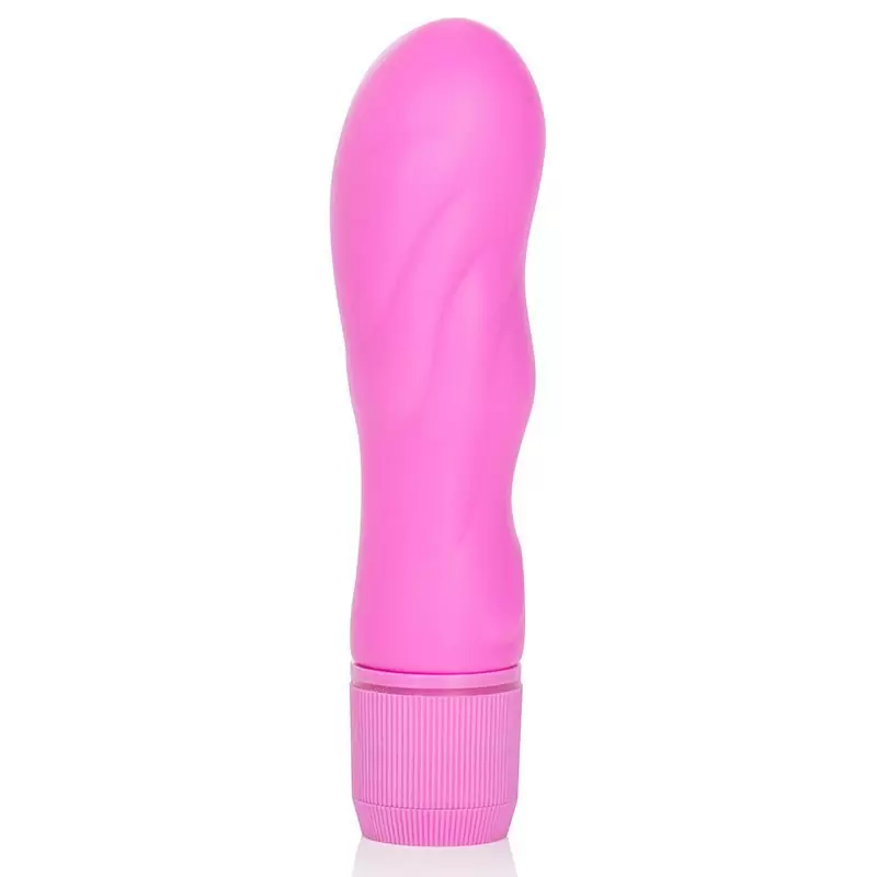 Вибромассажер First Time Silicone Wave рельефный – розовый