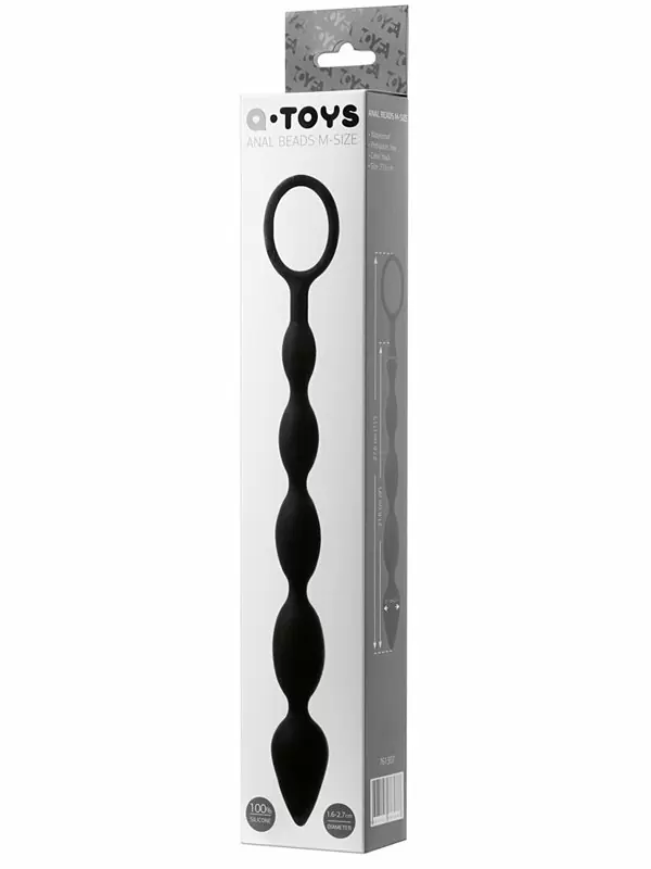 Анальная цепочка TOYFA A-Toys – черный