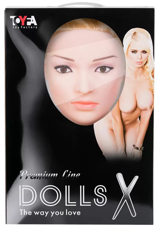 Реалистичная надувная секс-кукла TOYFA Dolls-X Liliana с вибрацией - телесный