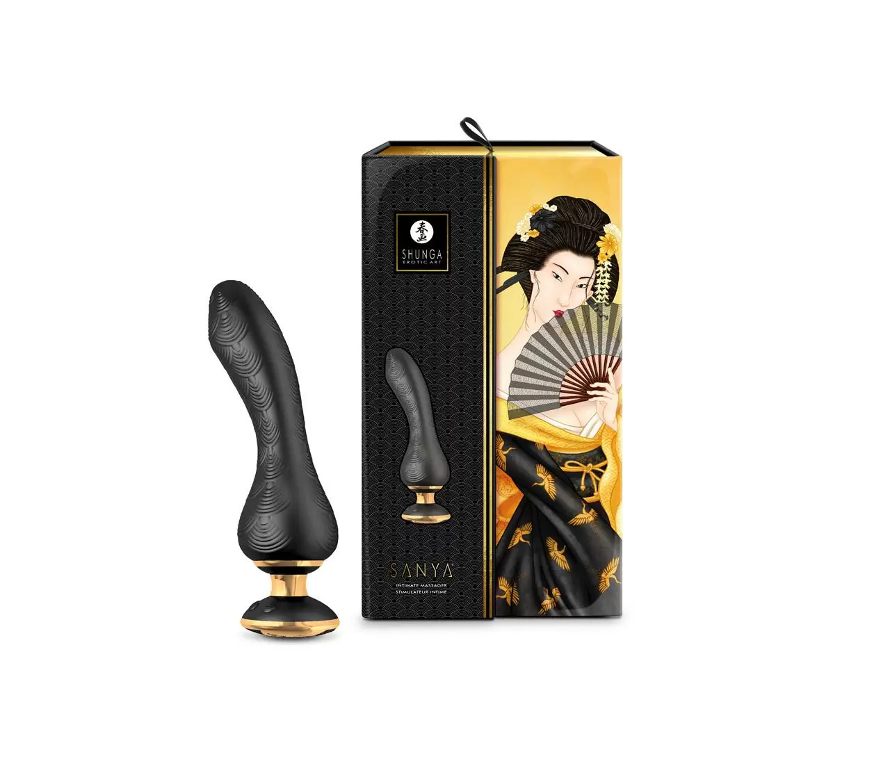 SANYA Гибкий эргономичный вибростимулятор, черный