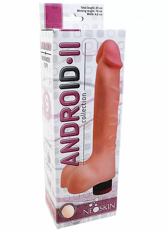 Вибро реалистик большой NeoSkin Android-II 9