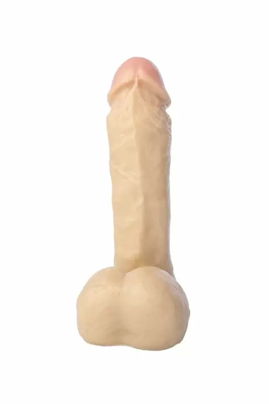 Реалистичный фаллоимитатор с мошонкой TOYFA RealStick #201 - телесный