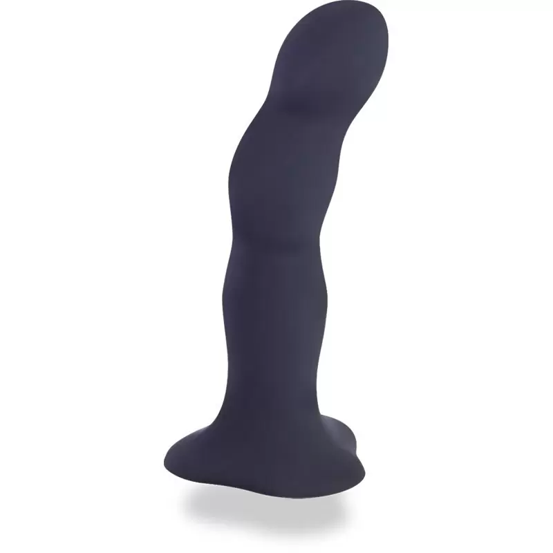 Уникальный фаллоимитатор Fun Factory Bouncer с вращающимися шариками внутри, 18 см, черный