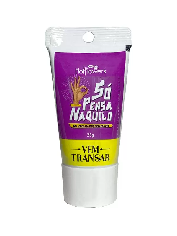 Ароматизированный анальный лубрикант Hot Flowers So Pensa Naquilo, сахарная вата, 25 мл