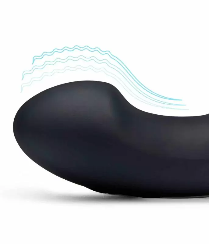 Мощный стимулятор простаты BlueLine Prodder - Sphincter Training, с пультом Д/У, 12,5 см, 4 режима, силикон