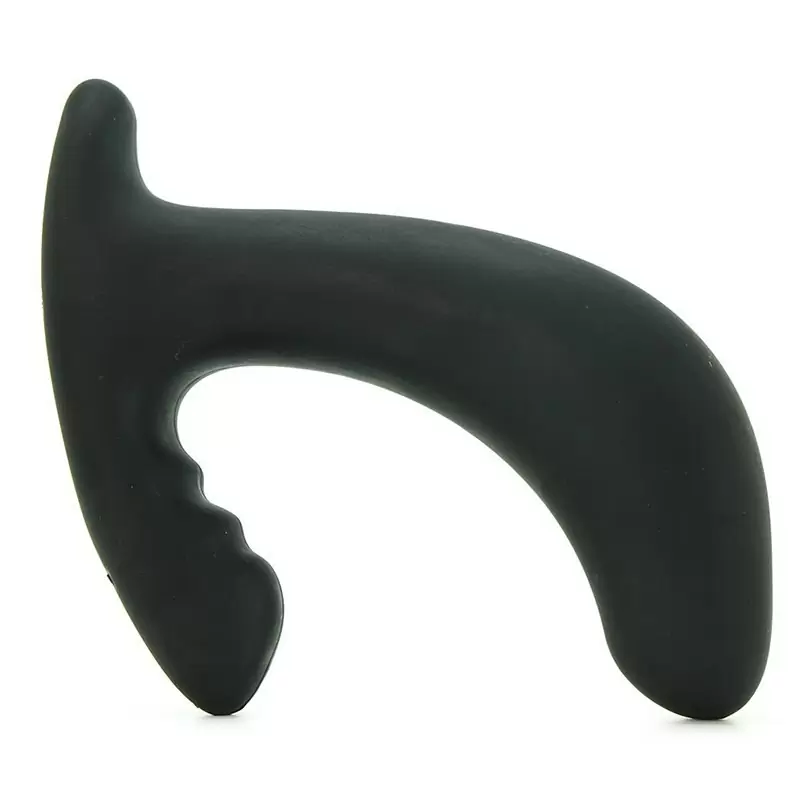 Гибкий электростимулятор простаты Twisting Tom со стимуляцией промежности – черный