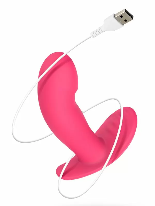 Интерактивный носимый вибратор One-DC Ivy, 12,5 см, 9 режимов, силикон, розовый