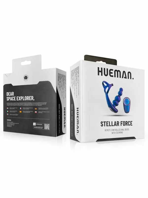 Эрекционное виброкольцо EDC Stellar Force, 13 см, 10 режимов, с анальной ёлочкой, силикон, фиолетовый