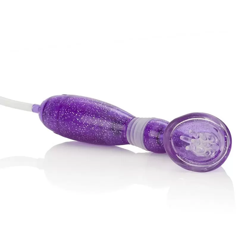Помпа для стимуляции клитора Advanced Clitoral Pump с вибрацией – фиолетовый