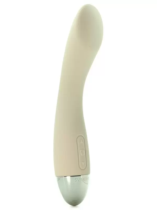 Сенс-вибратор G-точки Lisa включающийся от прикосновений – бежевый