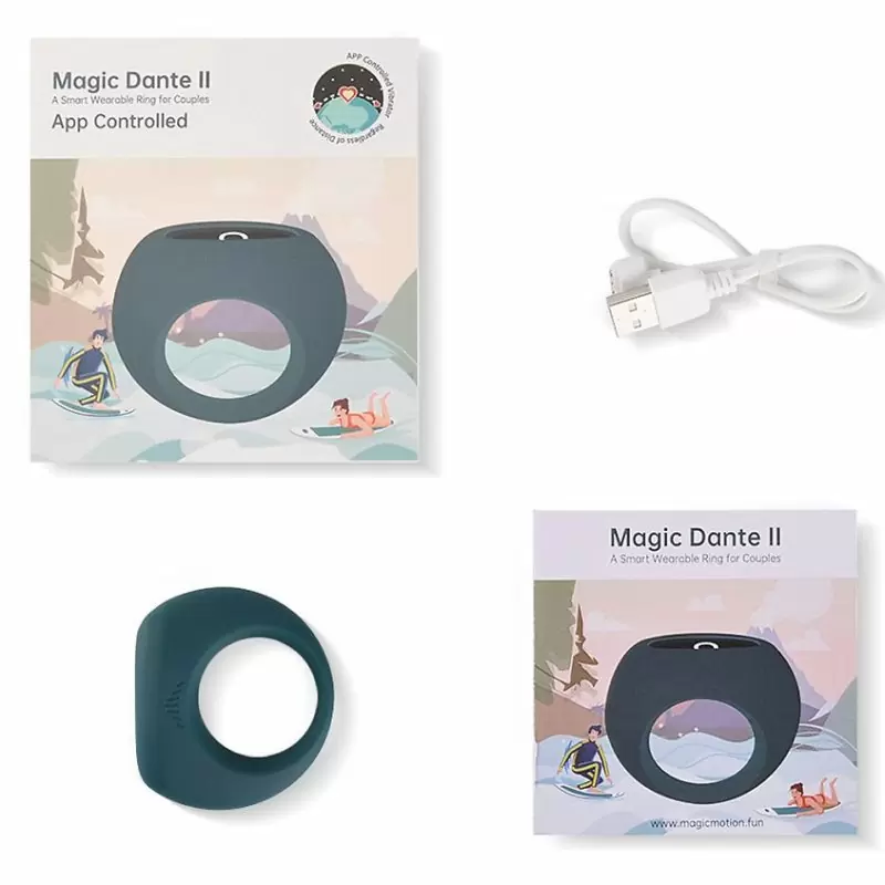 MAGIC DANTE II - smart стимулятор бирюзовый