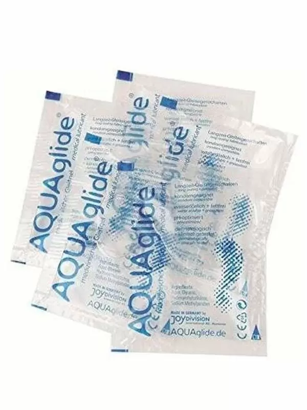 Вагинальная смазка JoyDivision AQUAglide на водной основе, 6 шт по 3 мл