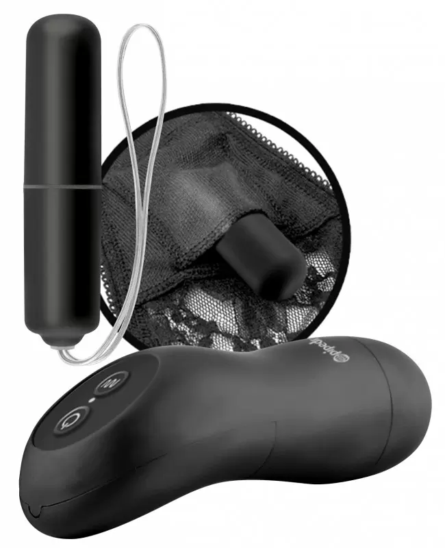 Вибростимулятор клитора с трусиками Plus Size