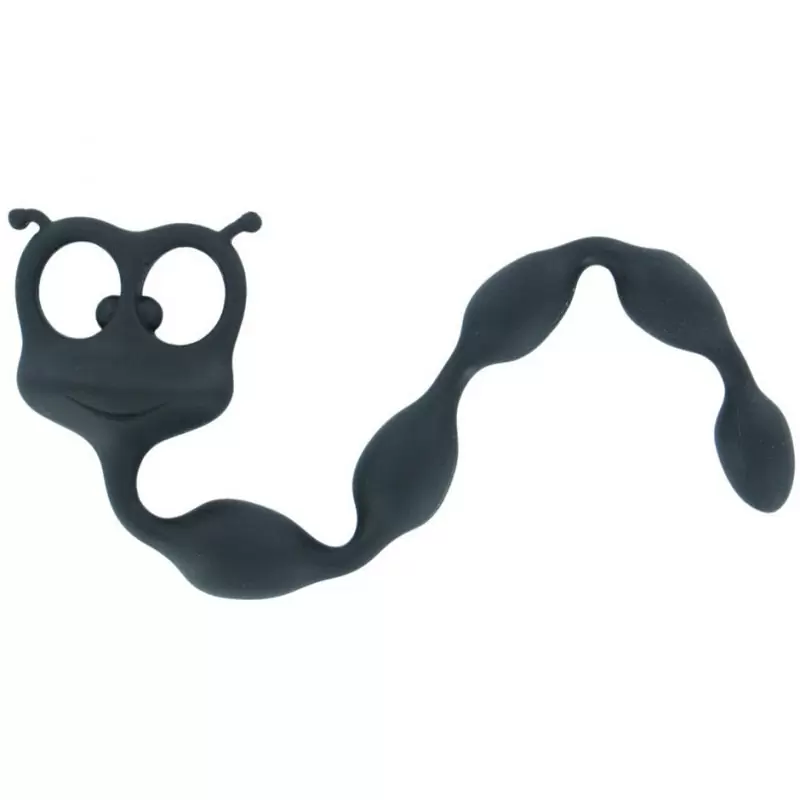 Анальная цепочка Fun Factory Flexi Felix, 32 см, 5 бусин, черный