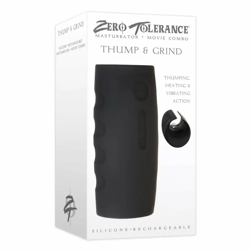 Мастурбатор Thump & Grind Evolved с функцией нагрева и постукиванием мембраны