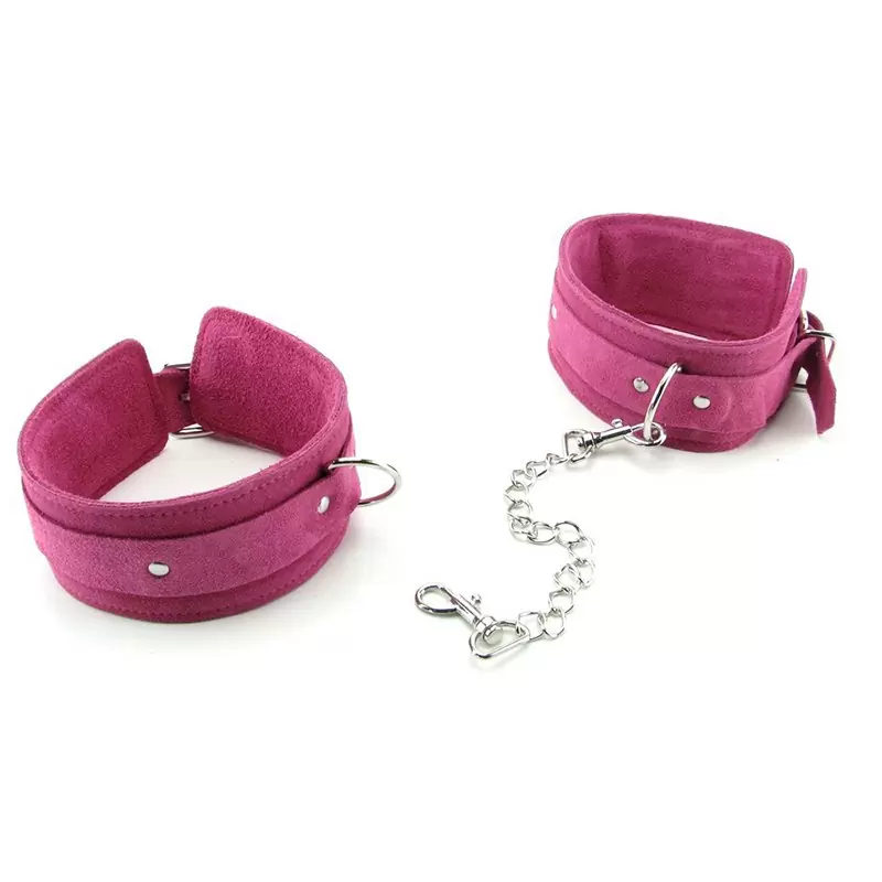 Наручники Pink Wrist Cuffs замшевые – розовые