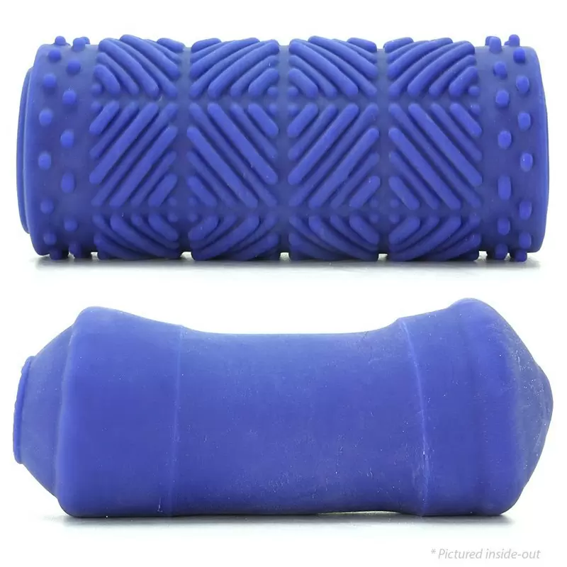 Мастурбатор Apollo Reversible Premium Masturbator Max двусторонний – голубой