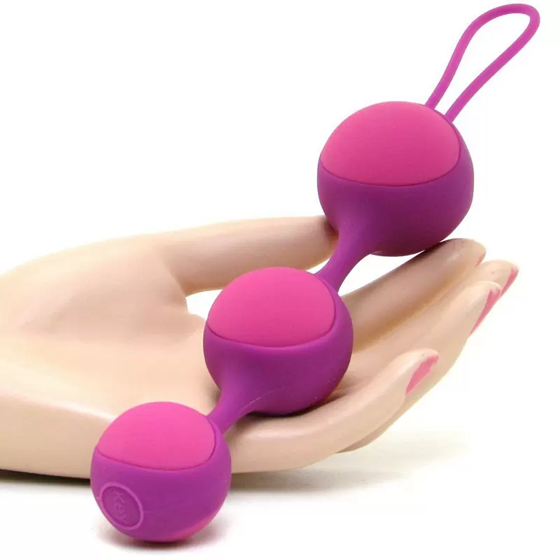 Набор из 3-х вагинальных шариков разного веса Stella III - Pink