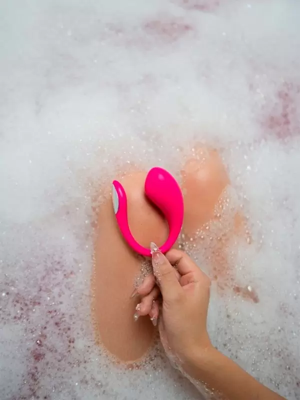 Интерактивное виброяйцо Lovense Lush 4, программируемое управление со смартфона, с LED-подсветкой, силикон