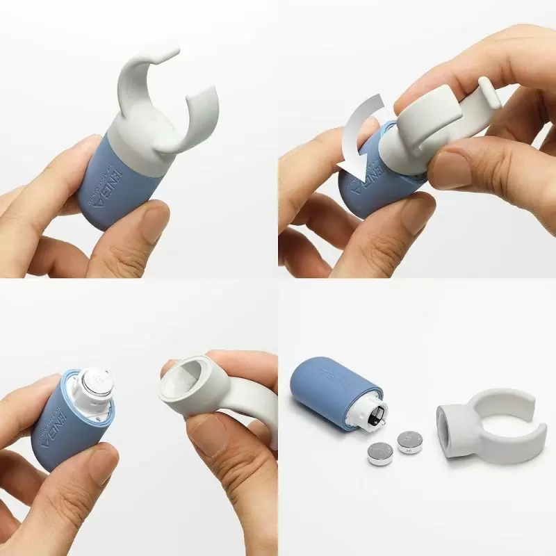 Эрекционное кольцо Tenga SVR One Gray с вибрацией