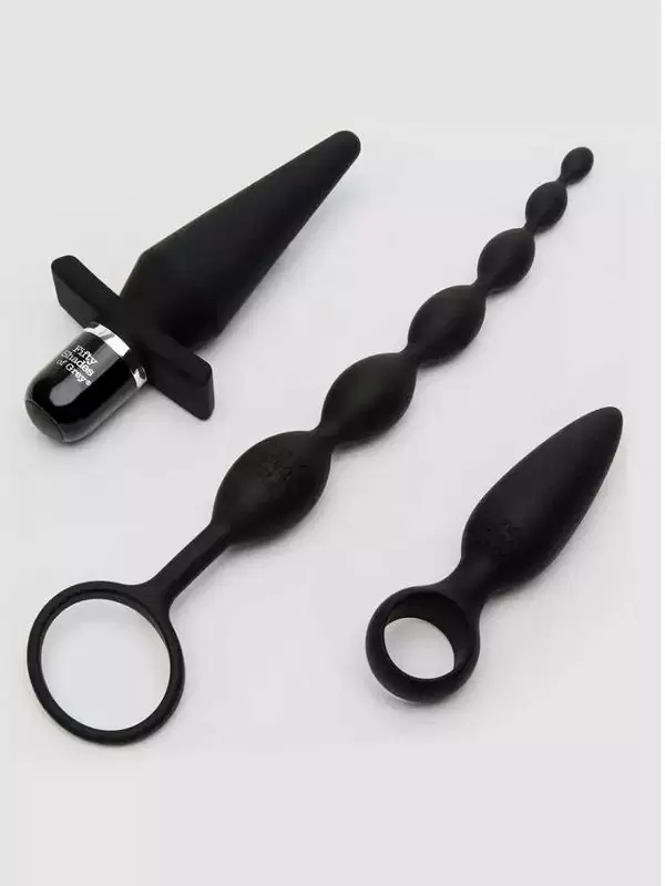 Анальный набор Fifty Shades of Grey Take it Slow, 4 предмета, черный