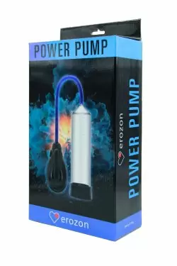 Автоматическая вакуумная помпа Erozon Automatic Penis Pump (AA Battery ), 24,5 см, диаметр 6,3 см, прозрачный